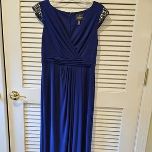 Adrianna Papell Royal Blue Gown (8P)